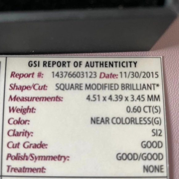 Bridal Ring Set-Princess Cut Engagement Ring-Anniversary Band-Men's Wedding Band - Picture 5 of 5